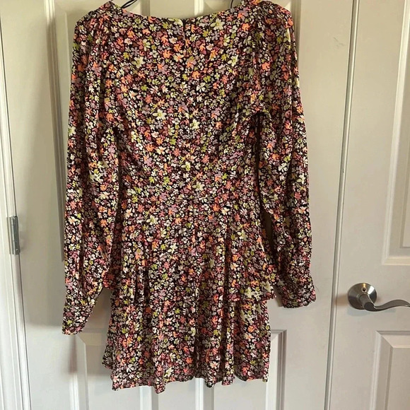 AFRM Women's Modesto Sweetheart Mini Dress Multi Color Size S NWOT - Picture 7 of 14